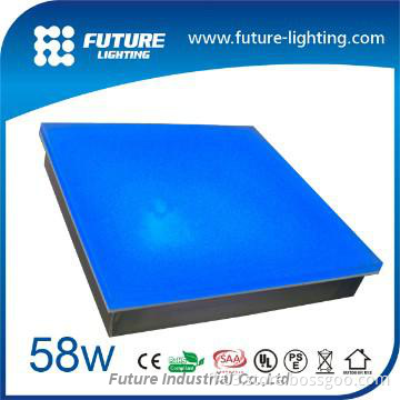 60W RGB 500*500 waterproof IP67 DC24V outdoor led light tile